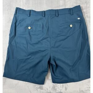 Peter Millar Crown Sport Men’s Performance Golf Shorts Size 34 Teal Stretch